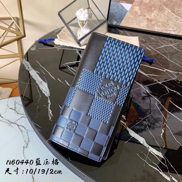 ルイヴィトン 長財布 コピー 二つ折り ダミエ ロゴ ブラック グレー LV20226