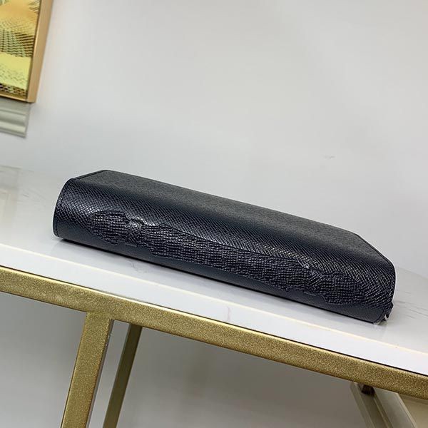 ヴィトン タイガ ジッピーXL M44275 ブラック ラウンドジップウォレット