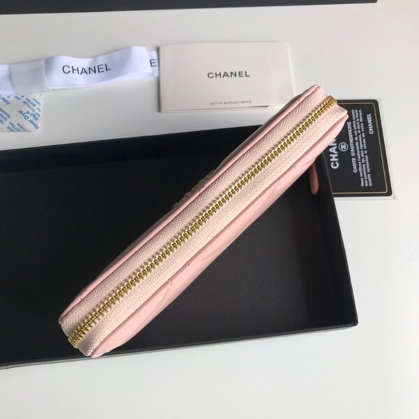 可愛い☆シャネル ナインティーン ジップ 長財布コピーN級品 AP1063B