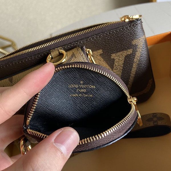 ルイヴィトン ショルダーバッグ 偽物 ミニバッグ モノグラム ポシェット トリオM68756