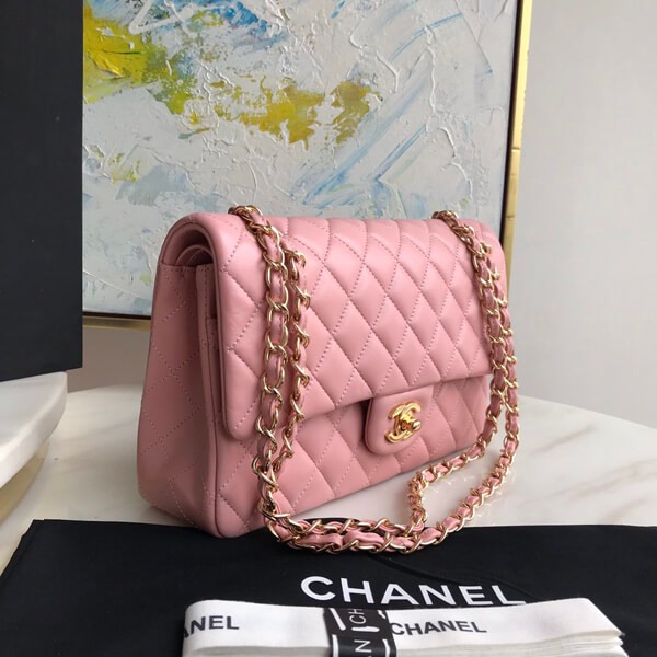 新色☆希少 シャネル マトラッセ チェーンバッグ ピンク shg05949