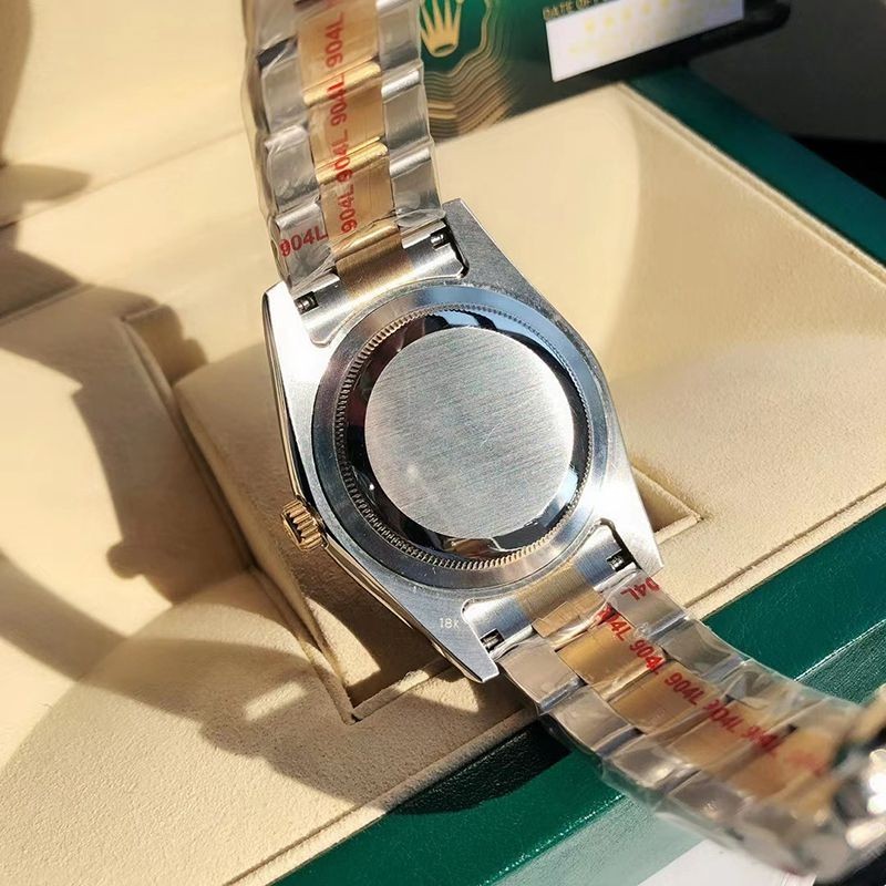 ロレックス 腕時計 コピー デイトジャスト 41MM ホワイト ダイヤモンドベゼル 18K ron85199
