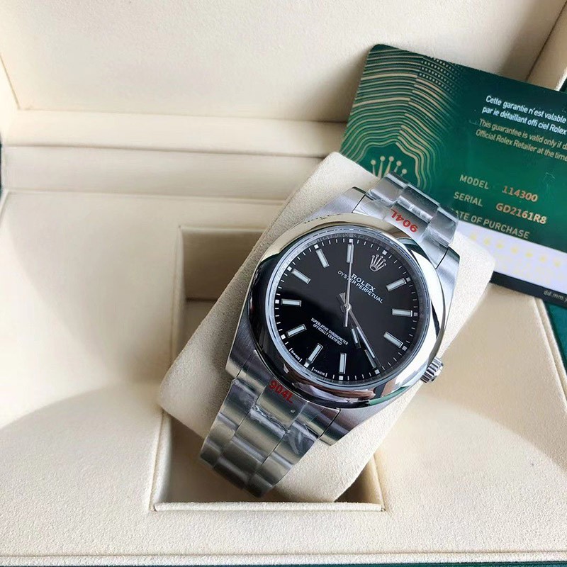 ロレックス コピー 時計 オイスターパーペチュアル 39mm メンズ 114300
