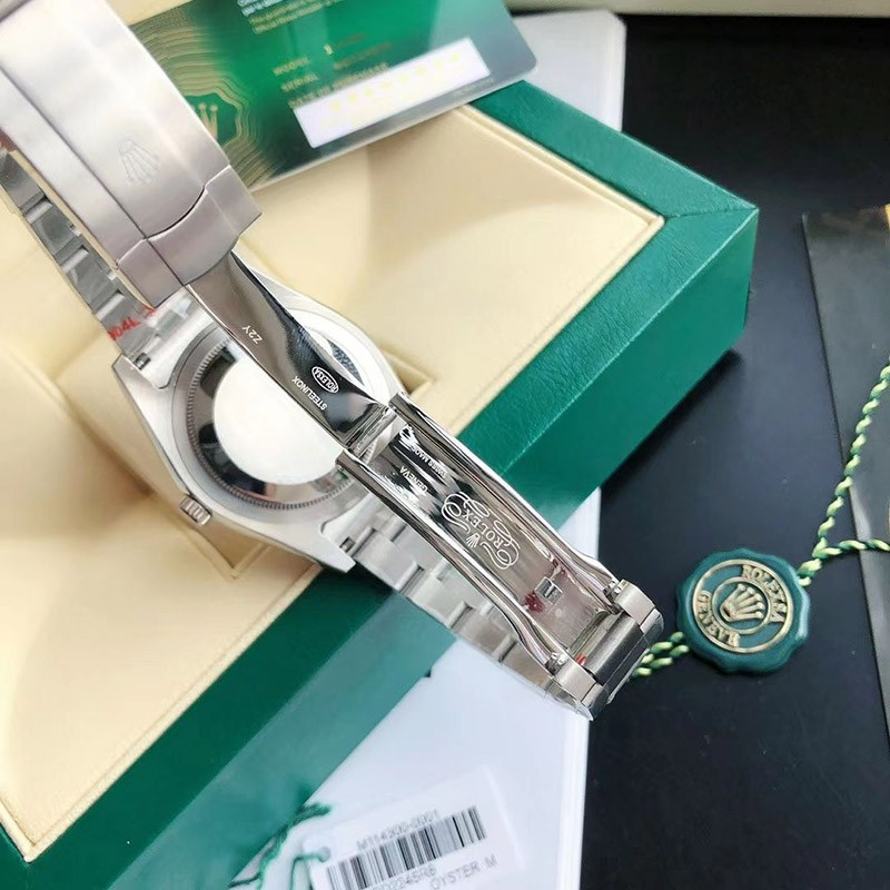 ロレックス 時計 偽物 オイスターパーペチュアル 41mm ダークロジウム メンズ roj96370