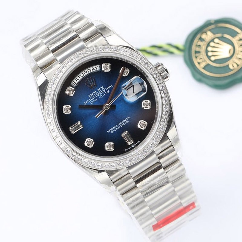 ロレックス 腕時計 コピー デイデイト ブルーグラデーション 36mm rou71565