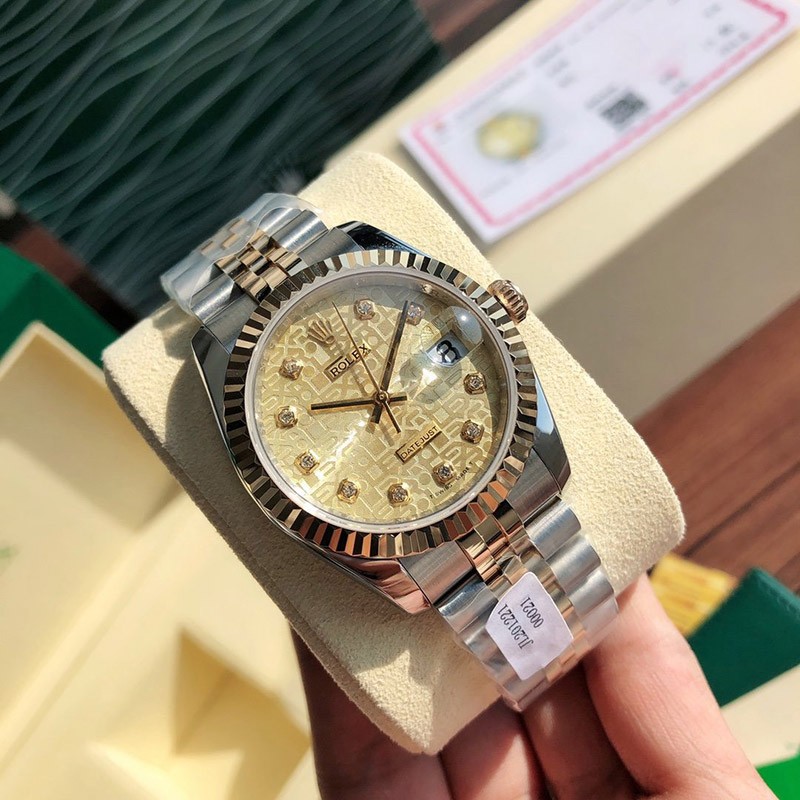 ロレックス スーパーコピー 時計 36mm デイトジャスト roe25756