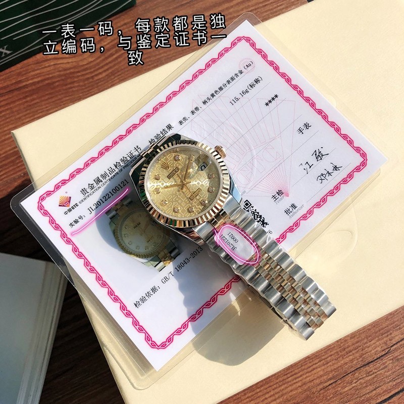 ロレックス スーパーコピー 時計 36mm デイトジャスト roe25756