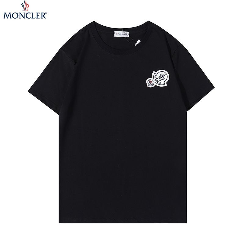 モンクレール ダブルロゴ入りTシャツ 偽物 2色