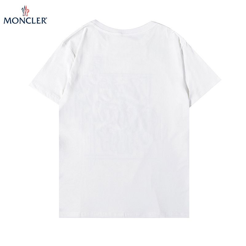 モンクレール ダブルロゴ入りTシャツ 偽物 2色