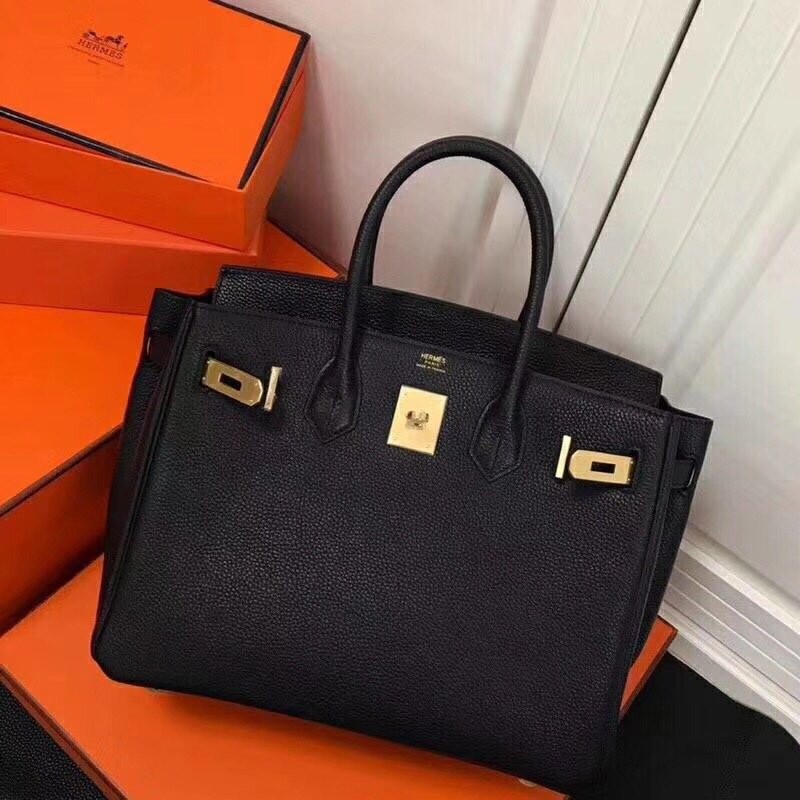 エルメス バーキン 25 / 30 / 35 トゴ ブラック ゴールド金具 ノワール