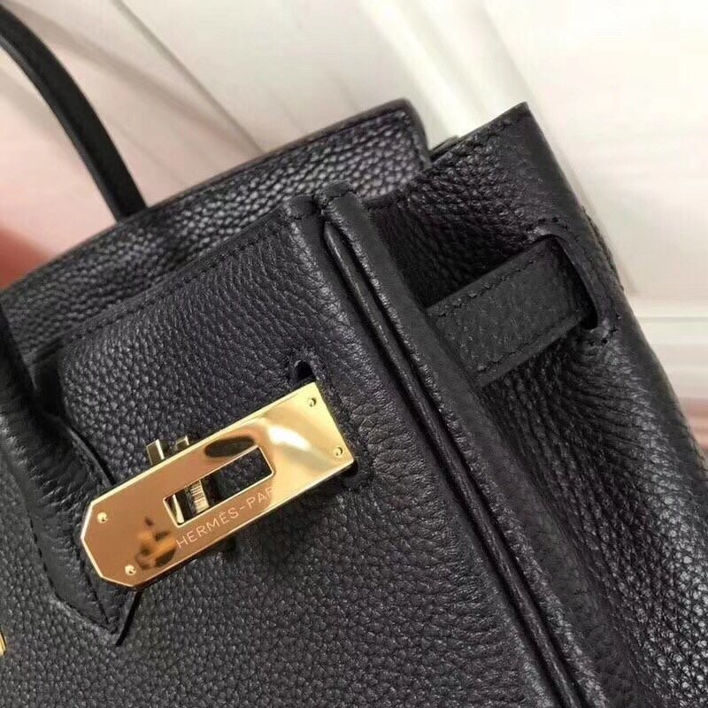 エルメス バーキン 25 / 30 / 35 トゴ ブラック ゴールド金具 ノワール