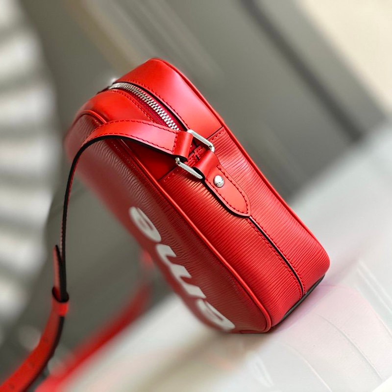 21-22AW 新作 シュプリーム ルイヴィトン ショルダーバッグ コピー Leather Danube PM Shoulder Bag Red 赤 vue71778