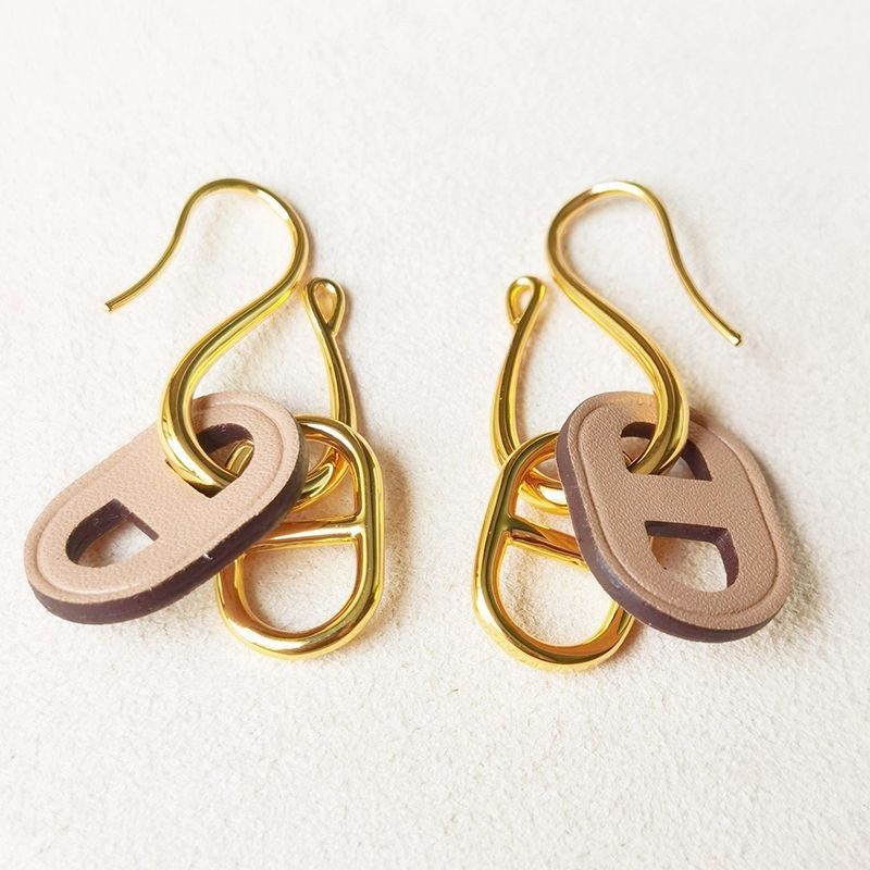 エルメス OMaillon 偽物 オーマイヨン ピアス ery39206