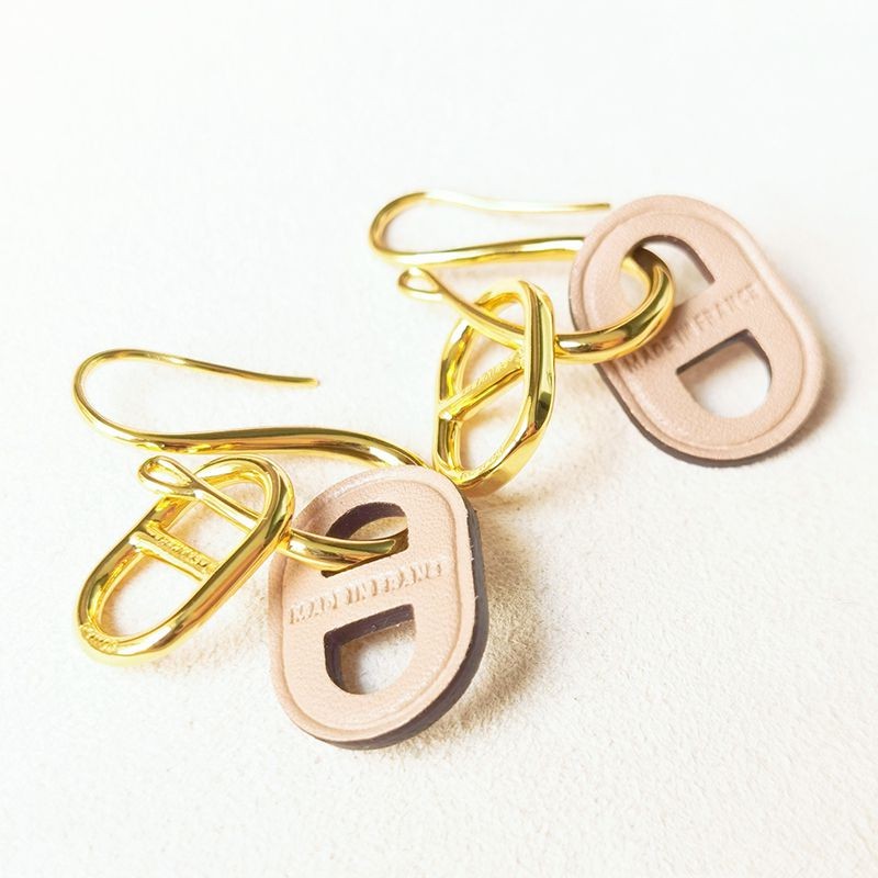 エルメス OMaillon 偽物 オーマイヨン ピアス ery39206