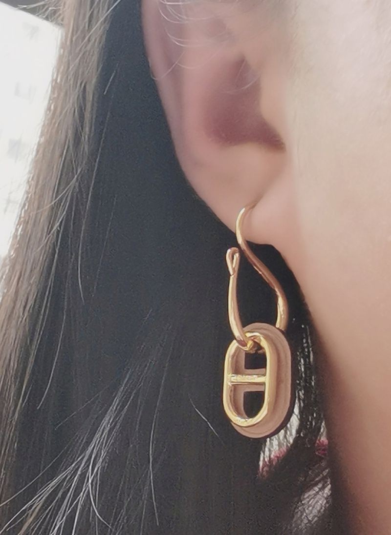 エルメス OMaillon 偽物 オーマイヨン ピアス ery39206
