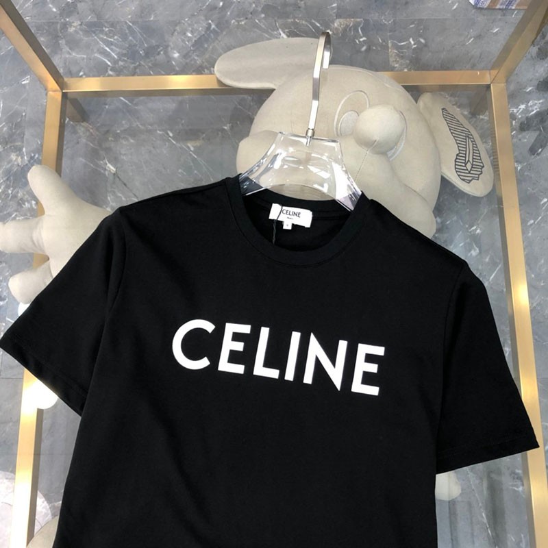 セリーヌ Tシャツ コピー クラシック ロゴ クルーネック 2X308916G コットンジャージー 半袖