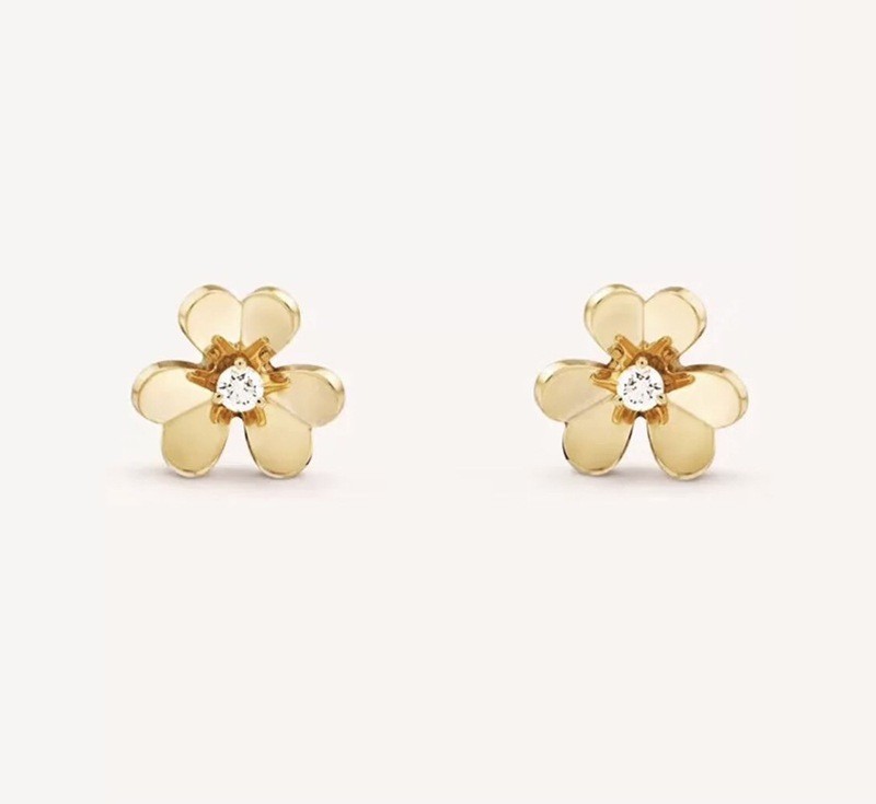 ヴァンクリーフ アーペル ラージフリヴォル ダイヤイヤリング/ピアス