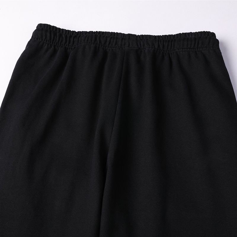目を惹くカラーバレンシアガ 偽物 Political Campaign Sweat パンツ★カーリーフリース ブラック bav26689
