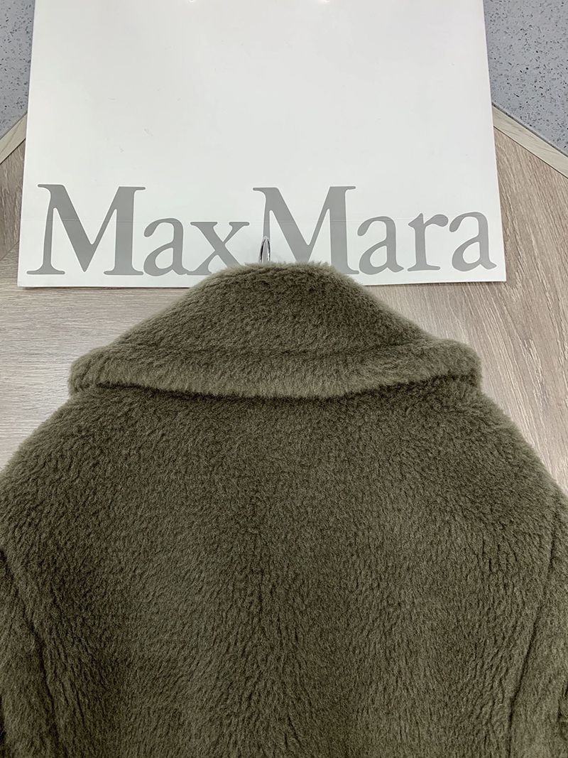 ★日本!!人気!マックスマーラ テディベア アイコン ジャケット 偽物 グリーン mak71891