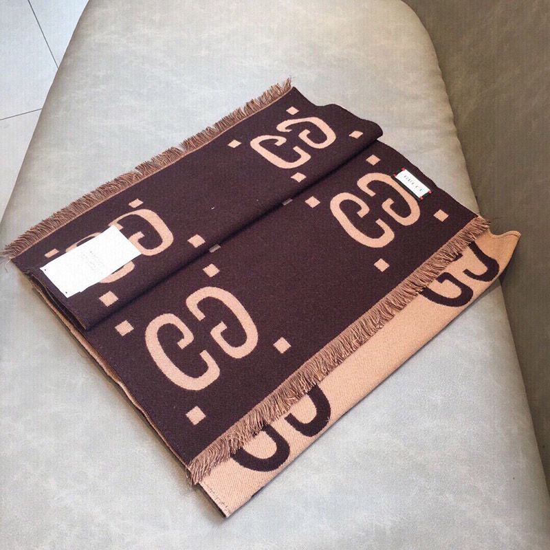 定番 グッチ GGジャカード ウール スカーフ guf35408