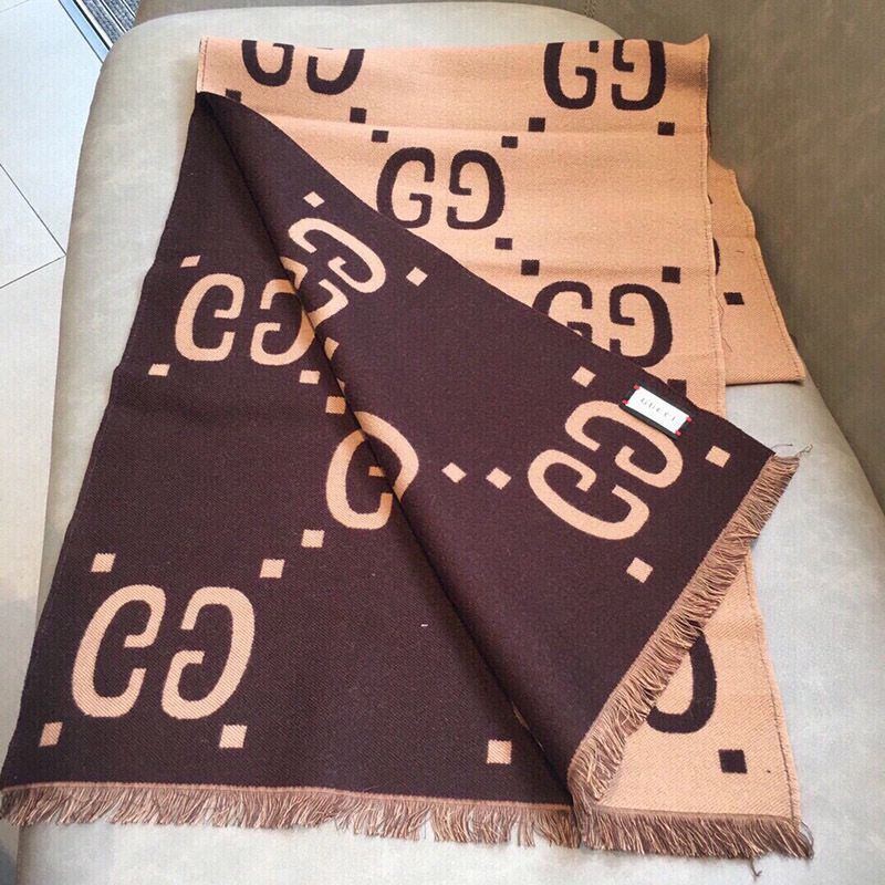 定番 グッチ GGジャカード ウール スカーフ guf35408