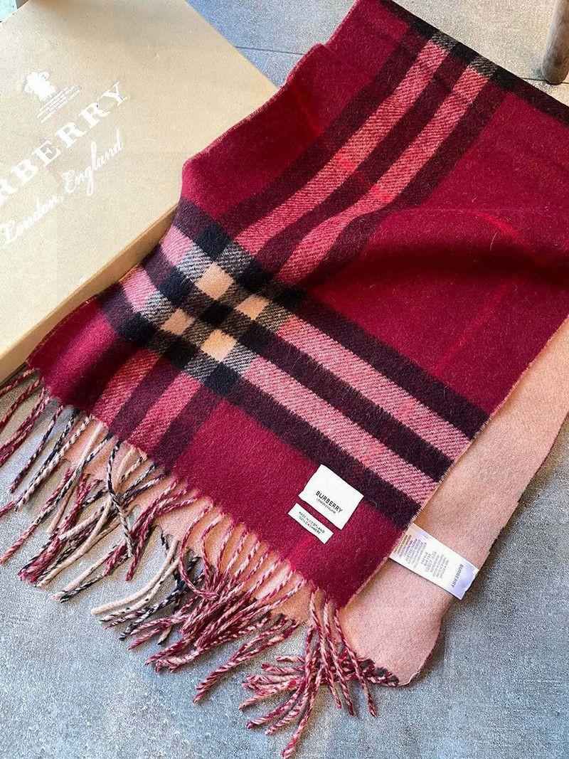 ★日本!!人気!バーバリー リバーシブル チェック カシミアスカーフ コピー Bar29169