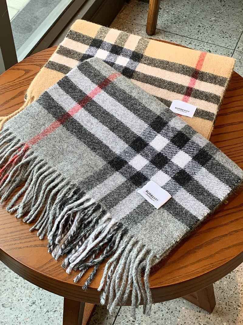 ☆超人気☆バーバリー コピー リバーシブル モノグラム ロゴジャカード カシミアスカーフ Bak76179