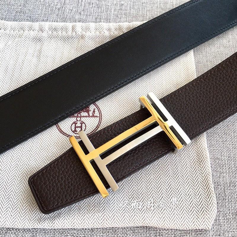 21AW新作追跡付き★エルメス Hベルト 偽物★リバーシブルベルト 38 mm&ベルトバックル ero04535