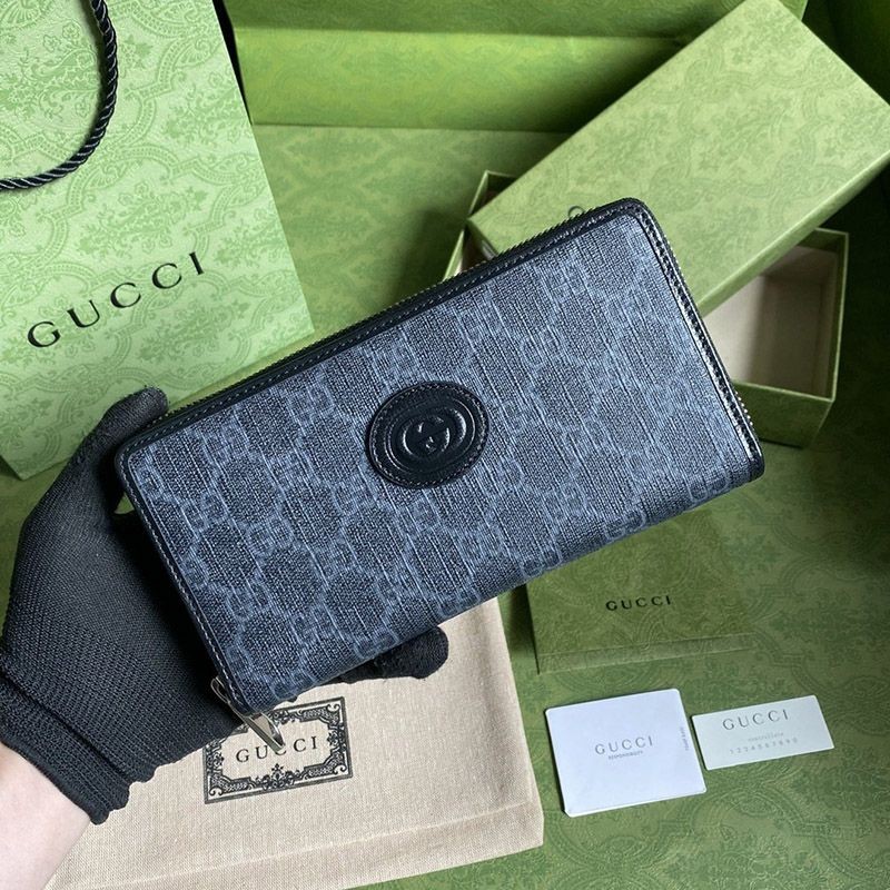 グッチ インターロッキングG ジップアラウンド 長財布 偽物 guc29282