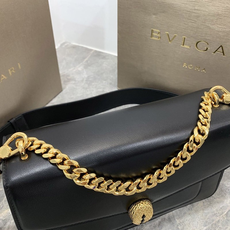 稀少【ブルガリ】新色! SERPENTI FOREVER ナッパ ハンドバッグ Buw08841