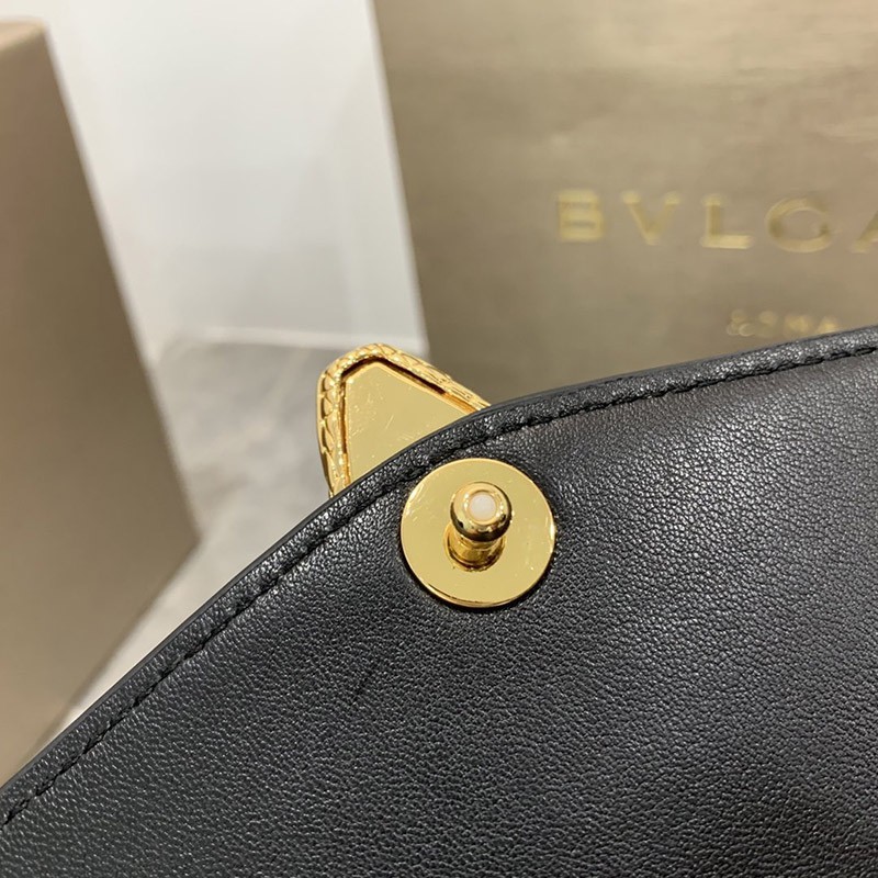 稀少【ブルガリ】新色! SERPENTI FOREVER ナッパ ハンドバッグ Buw08841