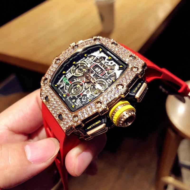 リシャール・ミル F1レース シースルーバックコピー 自動巻き rib74106