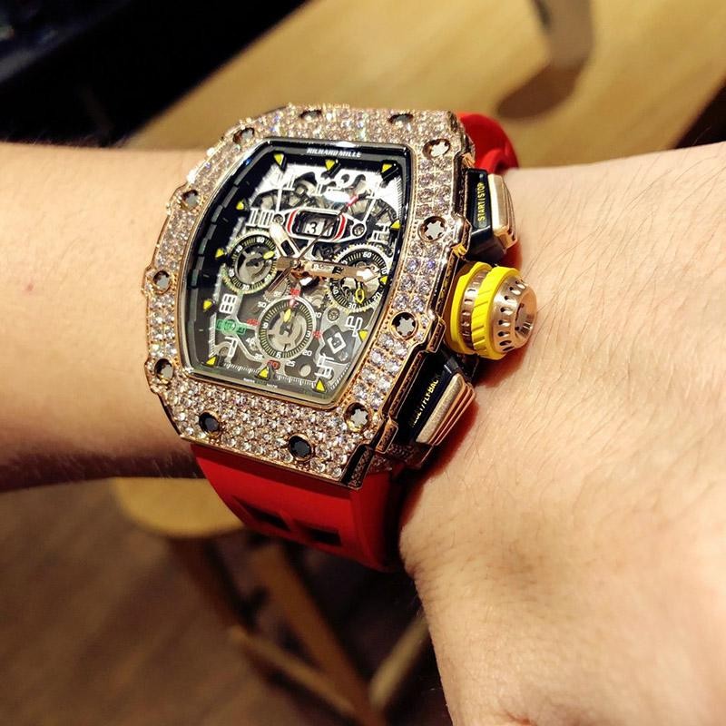 リシャール・ミル F1レース シースルーバックコピー 自動巻き rib74106