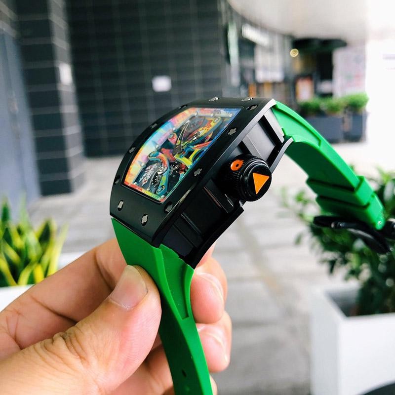 リシャールミル ダイヤモンドベゼル コピー 自動巻き riu92284