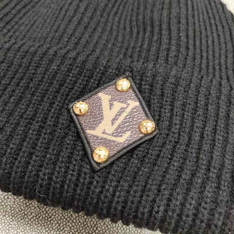 【ルイヴィトン ニットキャップ 偽物】ボネ・LVビーニー ニット帽 2色 M76706