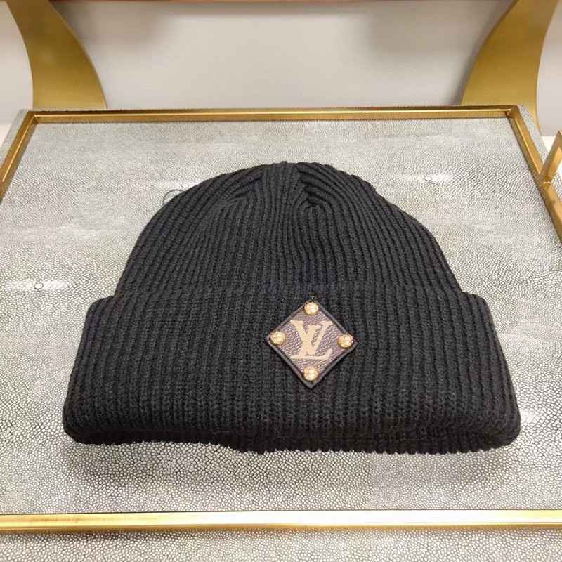 【ルイヴィトン ニットキャップ 偽物】ボネ・LVビーニー ニット帽 2色 M76706