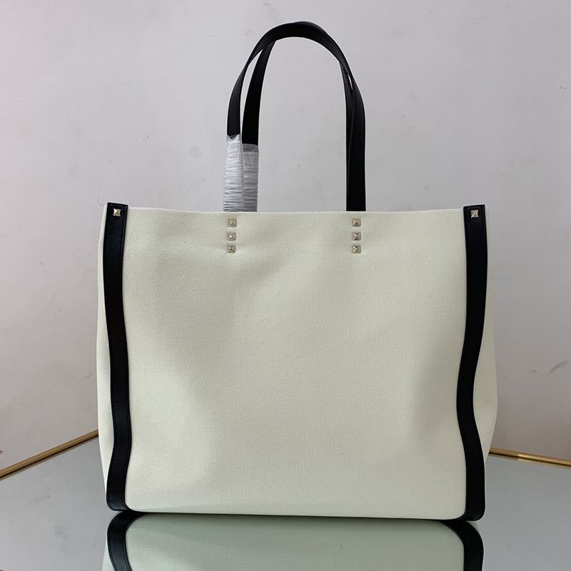 ★日本!!人気!ヴァレンティノ トートバッグ コピー ショッピングバッグ NEON VLTN キャンバス ミディアム Vua11801