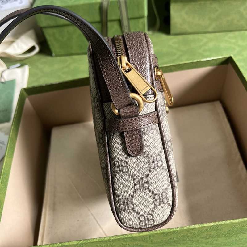 ☆超人気☆グッチ バレンシアガ ザ ハッカー キャンバス 偽物 ショルダージップバッグ gul20607