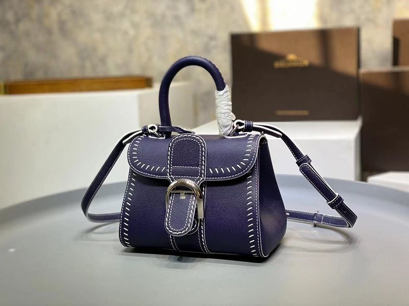 ★日本!!人気!デルボー カーフスキン ブリヨン ショルダー 偽物 ハンドバッグ☆送料込 AA0406ADW0AKSPA