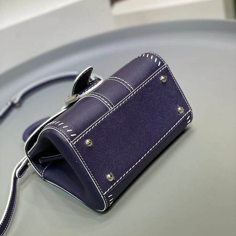 ★日本!!人気!デルボー カーフスキン ブリヨン ショルダー 偽物 ハンドバッグ☆送料込 AA0406ADW0AKSPA