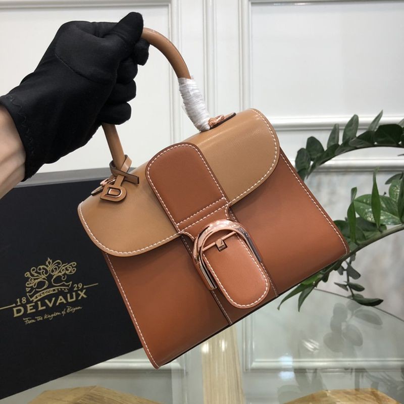完売必至【DELVAUX スーパーコピー】カーフスキン ブリヨン ショルダー ハンドバッグ Ded74782