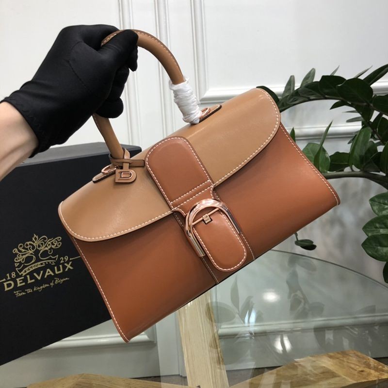 完売必至【DELVAUX スーパーコピー】カーフスキン ブリヨン ショルダー ハンドバッグ Ded74782
