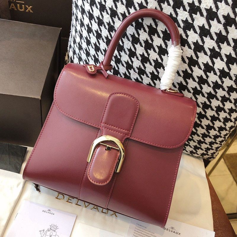 【デルボー ハンドバッグ コピー】ブリヨン Ivoryステッチ ミディアムハンドバッグ Det82089