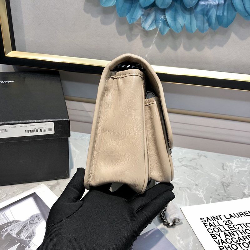 セール ♪サンローラン ショルダーバッグ 偽物 ニキ ベイビー クリンクルヴィンテージレザー Sav69448