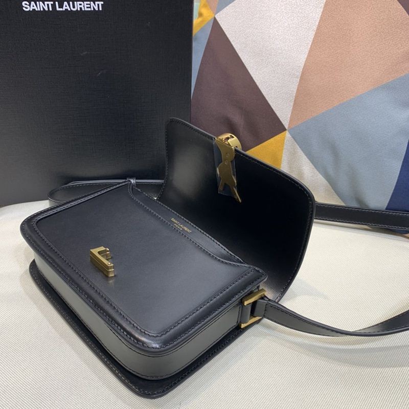 超希少!サンローラン ショルダーバッグ ボックスレザー サッチェルバッグ コピー Sap13059