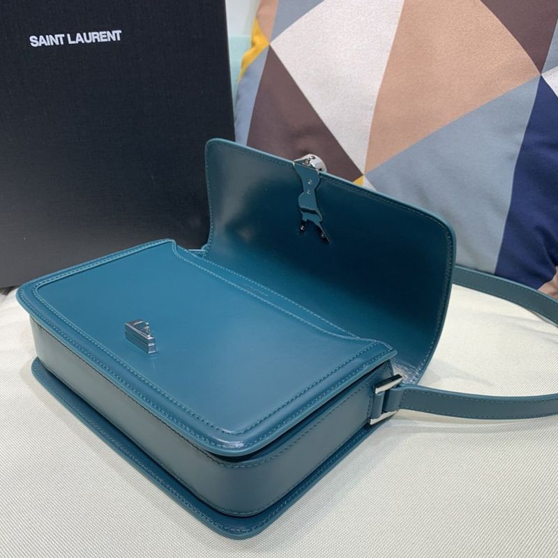 サンローラン ショルダーバッグ 偽物 ボックスレザー サッチェルバッグ San58562
