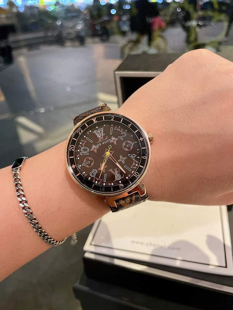 ルイヴィトン 時計 タンブール ストリート ダイバー 40mm vuq14476