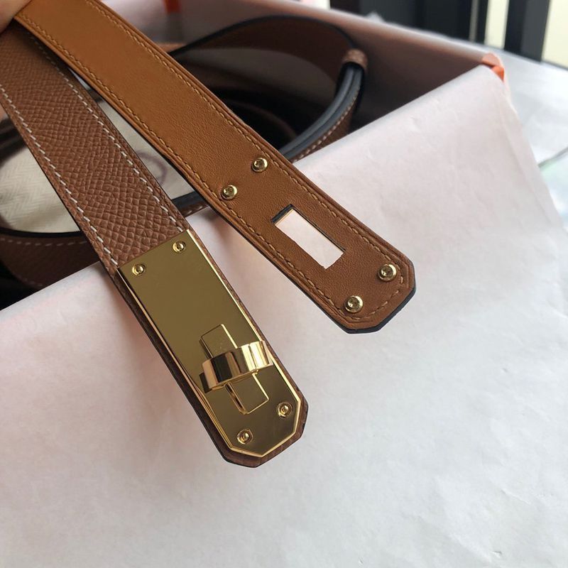 エルメス Ceinture Kelly コピー ベルト カーフスキン 18mm erq04392