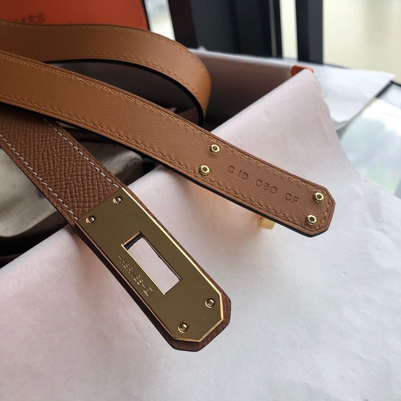 エルメス Ceinture Kelly コピー ベルト カーフスキン 18mm erq04392