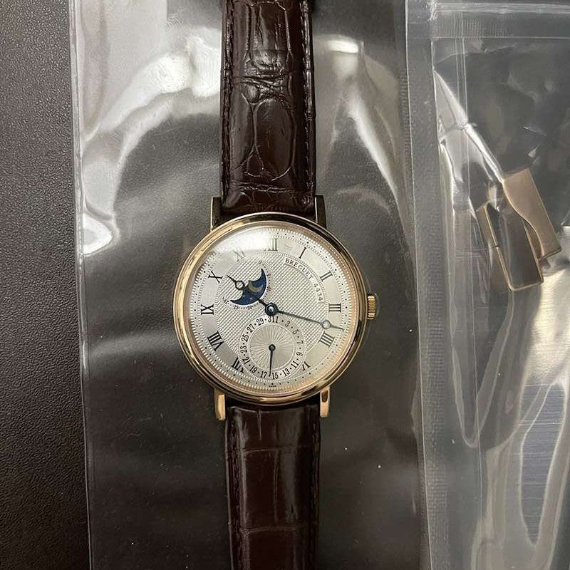 ブレゲ クラシック ムーンフェイズ コピー メンズ 40 mm 時計 buo40603